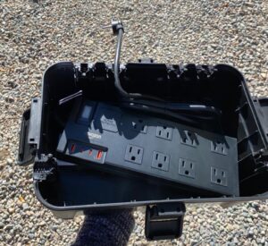 Waterproof Black Box for Protecting Outdoor Plug Outlets