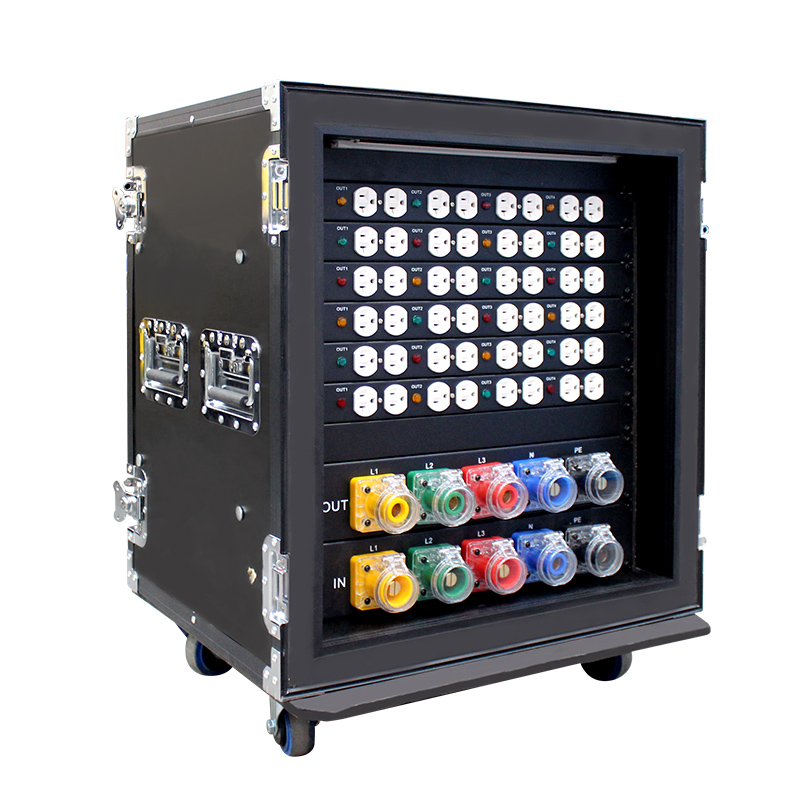 PHLTD 24-канальный американский силовой сквозной блок для сценического освещения 200A с выходом через разъёмы «носорог»